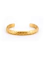 thumb New design Gold Plated Titanium Fringe Bangle in Gold color 0