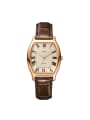 thumb Women 's Brown Women's Watch Japanese Quartz Square with 28-31.5mm 0