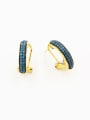 thumb Model No 1000003192 Gold Plated Copper Zircon Studs stud Earring 0