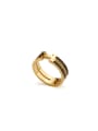 thumb Model No 1000003838 Gold color Gold Plated Stainless steel  Ring 0