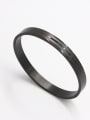 thumb Mother's Initial Black Bangle with    63MMX55MM 0