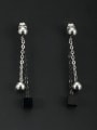 thumb New design Stainless steel Round Drop drop Earring in White color 0
