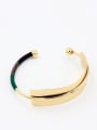 thumb Personalized Gold Plated Multi-Color Geometric  Bangle 0