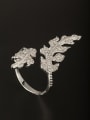 thumb GODKI Luxury Women Wedding Dubai White color Platinum Plated Copper Zircon Ring 0