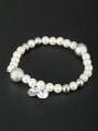 thumb New design Platinum Plated Pearl Bracelet in White color 0
