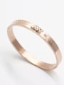 thumb Rose  Bangle with Stainless steel Zircon  63MMX55MM 0