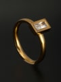 thumb Fashion Stainless steel Square Ring 6-8# 0