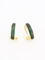 thumb Model No A0000433E-001 Gold Plated Copper Zircon Studs stud Earring 0