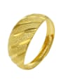 thumb Copper Alloy 23K Gold Plated Classical Opening Ring 0