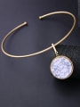 thumb Simple Round Artificial Stones Necklace 2