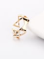 thumb Luxury Geometric Shaped Adjustable Copper Ring 1