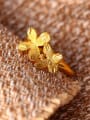 thumb Copper Alloy 24K Gold Plated Classical Butterfly Women Ring 2