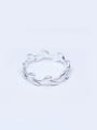 thumb S925  Silver Olive Leaf Opening Midi Ring 1