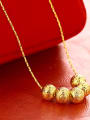 thumb Copper 24K Gold Plated Beads Necklace 1