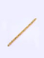 thumb Copper 24K Gold Plated Pierced Geometric Bracelet 1