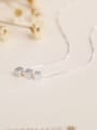 thumb 2018 2018 925 Silver Square Necklace 3