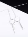 thumb Fashion Geometrical Silver Line Earrings 2