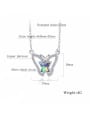 thumb Copper With White Gold Plated Fashion Butterfly Necklaces 2