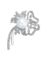 thumb 2018 Flower-shaped Pearl Brooch 0