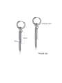 thumb 316L Surgical Steel With Platinum Plated Punk Chain Clip On Earrings 1
