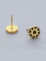 thumb Gold Plated Sunflower Shaped stud Earring 0