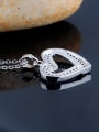 thumb Double Color Spinel Love Heart  White Zircon High-Quality Pendant 2