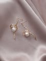 thumb Alloy With Gold Plated Simplistic Irregular Drop Earrings 2