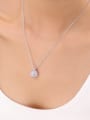 thumb 2018 2018 18K White Gold Austria Crystal Necklace 1