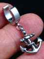 thumb Stainless Steel With Trendy Geometric anchor Clip On Earrings 1