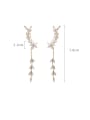 thumb Alloy With Imitation Gold Plated Delicate Irregular Drop Earrings 3