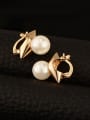 thumb Fashion Artificial Pearls Drop clip on earring 2