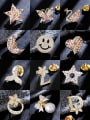 thumb Copper With Beads Fashion Bowknot Multi style combination Lapel Pins 0
