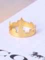 thumb Exquisite 16K Gold Plated Castle Shaped Ring 1
