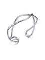 thumb Fashion Open Design Stainless Steel Copper Bangle 0