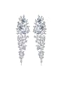 thumb Copper inlaid AAA zircons luxurious bridal dinner Earrings 0