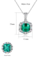 thumb 925 Sterling Silver With Cubic Zirconia  Simplistic Geometric Necklaces 4