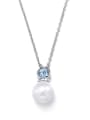 thumb austrian Crystal Pearl Necklace 0