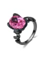 thumb Black Plated Big Zircon Hot Selling Ring 0