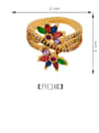 thumb Copper With  Cubic Zirconia Romantic Flower Rings 2