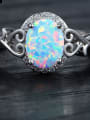 thumb Love Fashion Design Opal Alloy Ring 1