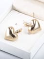 thumb Fashion 18K Gold Heart-shaped stud Earring 1