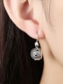 thumb Personalized Snowflakes Zirconias Hollow Earrings 1