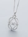 thumb Hollow Zircon Necklace 3