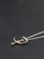thumb Cute Moon Cat Clavicle Necklace 2