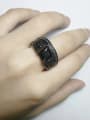 thumb Personalized Black AAA Zirconias Copper Lovers Ring 1