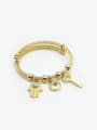 thumb Stainless steel golden heart Charm bracelet and bracelet, hand twist bracelet, hand Bracelet 0