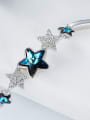 thumb Fashion Blue austrian Crystal Stars Zircon Bracelet 2