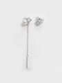 thumb Fashion Artificial Pearl Cubic Zirconias Silver Stud Earrings 2
