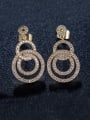 thumb Number Zircon Chandelier earring 0