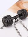thumb Fashion Dumbbell Necklace 1